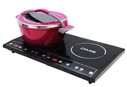 Preisvergleich Produktbild DMS Doppel Induktionskochplatte Induktion Kochfeld Induktionskochfeld 3400 W