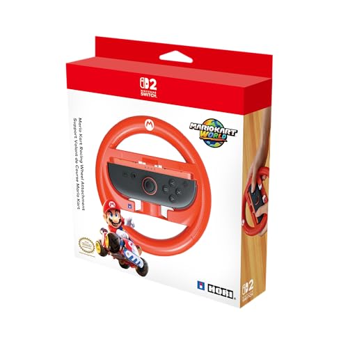 HORI Volant de Course Mario Kart (Mario) pour Nintendo Switch 2 – Sous licence officielle Nintendo®