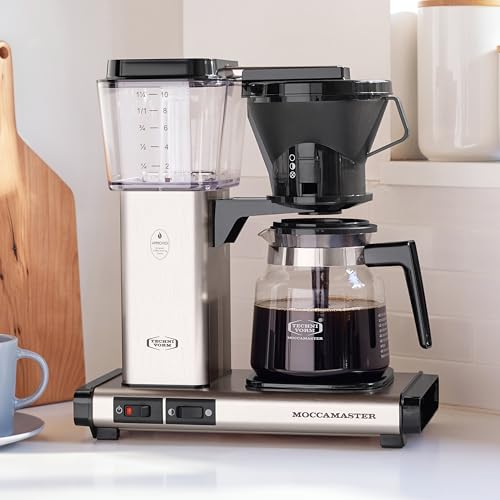 Image of Technivorm 59691 KB Coffee Brewer, 40 oz, Brushed silver , 6.5 inchD x 12.75 inchW x 14 inchH