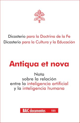 Portada de Antiqua et nova nota sobre la relacion entre la inteligencia artificia