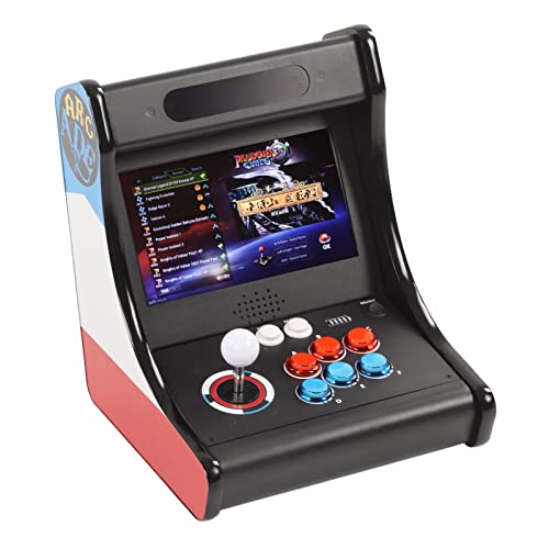 Riuulity Machine de Jeu à Bascule, Tout-en-Un Mini 3D Joystick Control Gamer EU Plug 110‑240V Prise en Charge de 4 Joueurs Cover