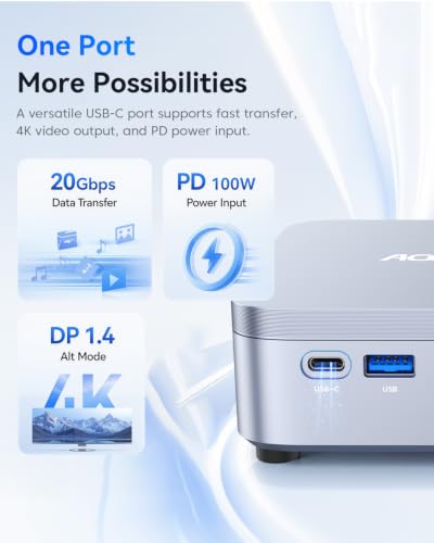 Image of ACEMAGIC K5 Mini PC, Intel Core 3 304, 12GB LPDDR5 RAM, 512GB NVMe SSD