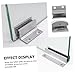 Homoyoyo 2pcs Shower Door Guides Sliding Door Stoppers for Glass Shower -friction Roller for Humid Environments Easy to Install