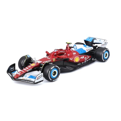 Bburago - Ferrari SF-25 Livrea Miami #44 Lewis Hamilton, Modellino Auto Diecast in Scala 1:43, Replica Monoposto F1 GP Miami, Dettagli Realistici, Licenza Ufficiale Ferrari, Età Consigliata 3+ Anni