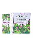  Animosa - Libreta A6 Cactus Ser feliz