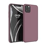 kwmobile Carcasa Compatible con Apple iPhone 11 Pro MAX Funda - Case TPU y Silicona antigolpes - Apto Carga inalámbrica - Ciruela