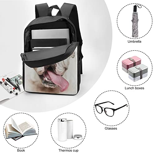 Sac à dos imprimé en 3D grand format 17 pouces scolaire - 6