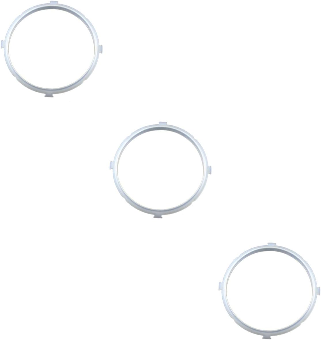 SHOWERORO 3pcs Electric Pressure Cooker Seal Ring Compatible Sealing Gasket for 5l/6l (new Style)