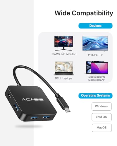Acasis Usb C Hub, Multiport Adapter With 4K Hdmi thumb #5