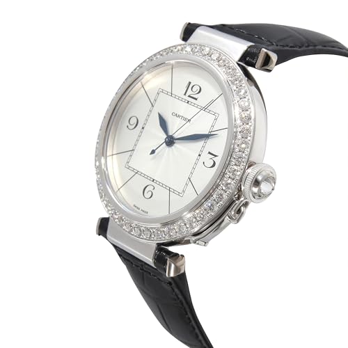 Pre-Loved Pasha de Cartier Watch, 7.50, 18 Karat White Gold3
