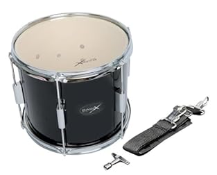 Perfect size: With a size of 12" x 10", the Marching Drum is ideal for musicians of any size and age group. Strong sound quality: The Marching Drum offers a powerful sound through its 6-ply wooden shell. Optimal tension: Thanks to the 6 tension rods,...