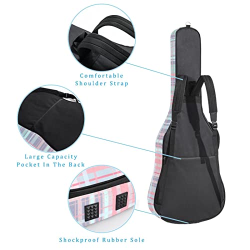 Housse de transport étanche pour guitare avec bandoulière réglable Vert marbre, Multicolore 05, 42.9×16.9×4.7 in… - Les Beatles, Paul McCartney, John Lennon, RIngo Starr, George Harrison Housse de transport étanche pour guitare avec bandoulière réglable Vert marbre, Multicolore 05, 42.9x16.9x4.7 in… – Image 4