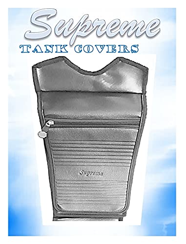 B/S - Supreme - Bike Tank Covers - Premium Artificial Leather for Yamaha FZ Variant