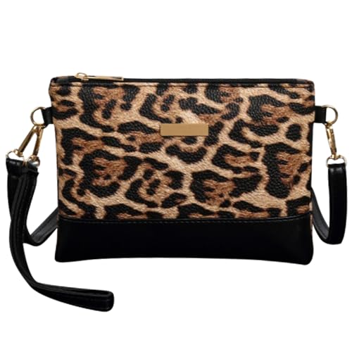 MLPKOI Sac Bandouliere Femme, Petit sac à bandoulière, Sac À Bandoulière Petit avec Réglables Bandoulière, avec Réglables Bandoulière sac leopard...