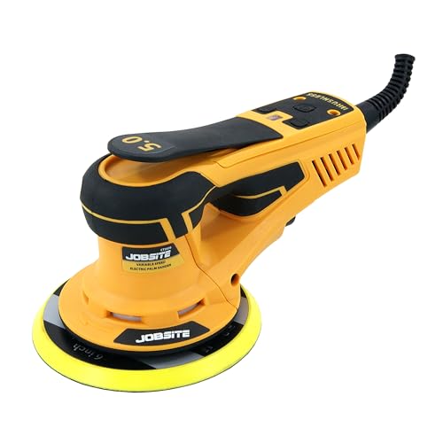 Neilsen CT5650 230V Orbital Palm Sander - Brushless Motor, 350W, Variable Speed, Digital Display, 150mm Sanding Pad