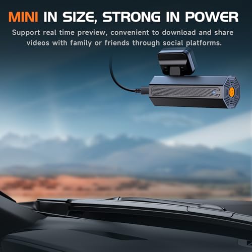Veement Dash Cam Front 2.5K: Veement Mini Dash Cam For Cars, 1440P Car Camera With App thumb #4