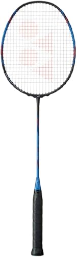 Miniatura 2 de Yonex Nanoflare - Raqueta de bádminton de 370 velocidades (azul) (5UG5) (encordada con BG65  24 libras)