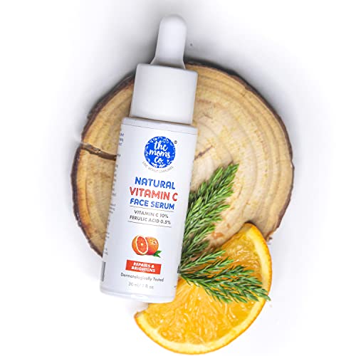 Image of The Moms Co. Natural Vitamin C Face Serum for Face Glowing with Vitamin C for a Naturally Brighter and Even Toned Skin l 10 percent Vitamin C l 30 ml