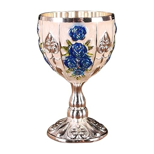 Maciun - Vaso de cálice, copa de cáliz | Copas de vino vintage de aleación de zinc de 30 ml - Adornos de armario de vino para boda, bar de casa, regalo de vaso, taza pequeña | Ya disponible en tu tienda friki favorita! En mundofriki.es!