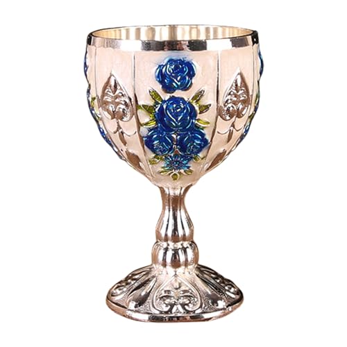 Vllold verre à vin | 30 ml vintage en alliage de zinc, ornements rétro pour maison, bar, mariage, cadeau, petite tasse à vin pour bière, cockta , whisky