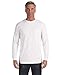 Comfort Colors Chouinard 4410 Long Sleeve Heavyweight Cotton Pocket Tee - White - L