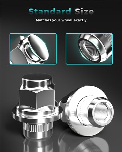 Image of 20pcs M12x1.25 Hex 13 /16'' Lug Nuts Chrome OEM Factory Style Replacement for Infiniti QX60 G37 Q50 G35 Nissan Maxima Altima 350Z 370Z Sentra Subaru Forester Factory Wheels