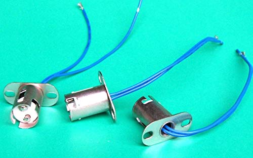 Kamas 20pcs B15 B15D lamp holders light socket - (Color: Silver, Base Type: B15)