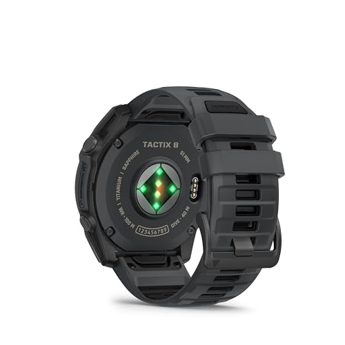 Image of Garmin tactix 8 - 51mm Cerakote, Premium Tactical GPS Smartwatch, AMOLED Display, Applied Ballistics Solver, Slate Gray Premium Cerakote Coating