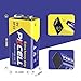 PKCELL 9V Batteries, 2 Pack 9 Volt Batteries Carbon Zinc, 9V Battery for Smoke Detector, Alarms, 6F22 Square Battery