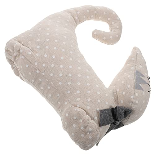 Butée de porte chat lestée Uonlytech en tissu pour sol de chambre