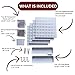 Madam Sew Peg Board Starter Set | Peg Wall Organization for Crafts, Sewing Tools and Office Supplies | Storage for Craft Room | Large 22”x22” White Customizable Plastic Pegboard with Accessories