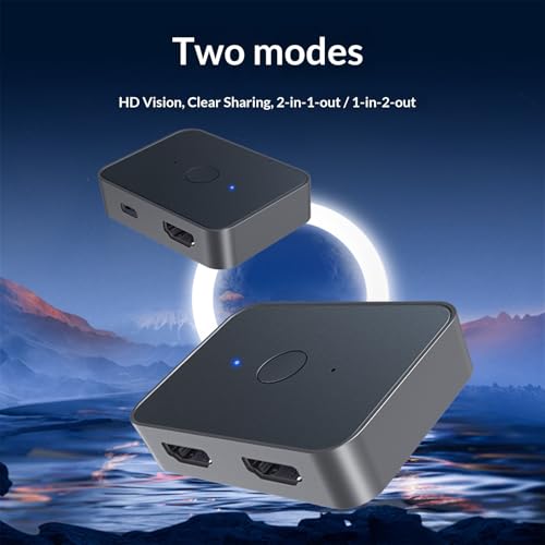 Switch HDMI 2.1 8K 60Hz boîtier répartiteur bidirectionnel multi-source - 6