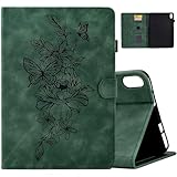 MOKASE Case for 2021 iPad Mini 6th Generation 8.3 inch Case, Suede Leather Multi-Angle Folio Stand Cover, Smart Auto Wake/Sleep with Pen Holder & Card Slots for 8.3" iPad Mini 6 2021 Release, Green - Image 1
