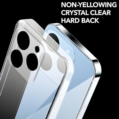 Image of Lifetime Anti-Yellow Clear Back Cover Case for Realme 15T (Sleek Crystal Hard Back | Shockproof Protection with Camera Protection)