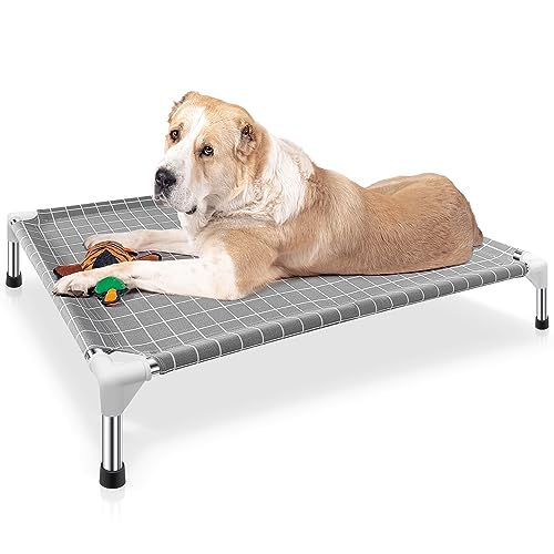 Tensorsine Elevated Dog Bed Pet Cot - Dog Cots Beds for Large Dogs | Detachable Raised Cat Dog Pet Bed for Large Dogs