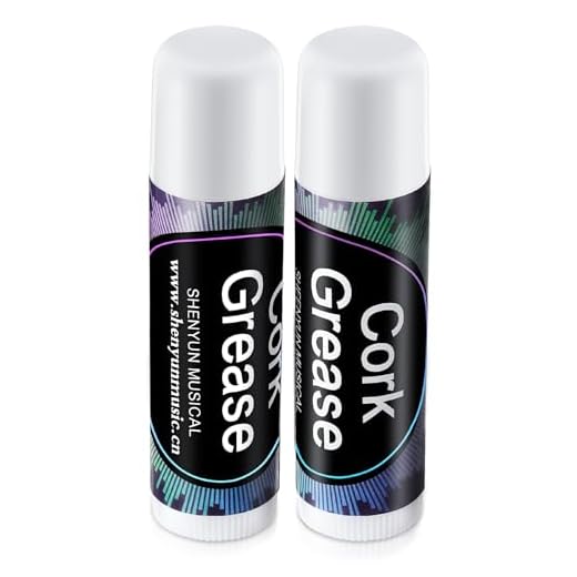 Tondiamo 6 Pieces Cork Grease for Clarinet, Lubricant Tube Woodwind