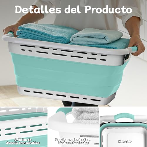 La Mejor Selección de Cestos para la colada plegables los 10 mejores. 24 Imagen adicional