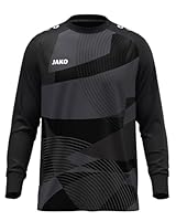 JAKO Unisex Kinder Torwart-Trikot River, schwarz, 164