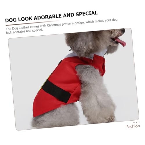 Disfraz de Navidad para perro cómodo y cálido miniatura 3
