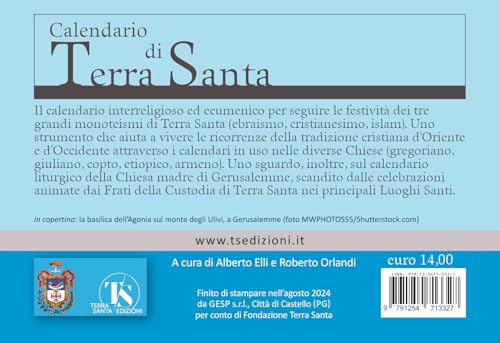 Calendario Terra Santa 2025 - 3
