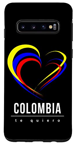 Galaxy S10 Colombian flag heart bandera corazon Case