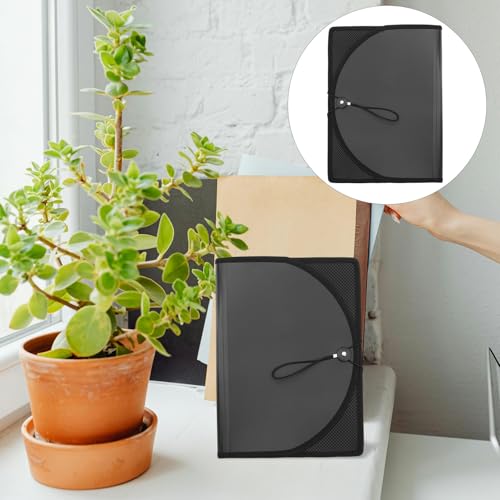 Organiseur de dossiers à 25 compartiments extensible Healvian noir - 4