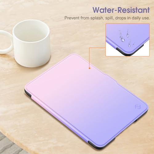 Image of Fintie Case for 7 inch All-New Kindle Paperwhite (12th Generation, 2024) and Kindle Colorsoft Signature Edition - Slim Lightweight Shell PU Leather Protective Cover with Auto Sleep /Wake, Fantacy Ombre
