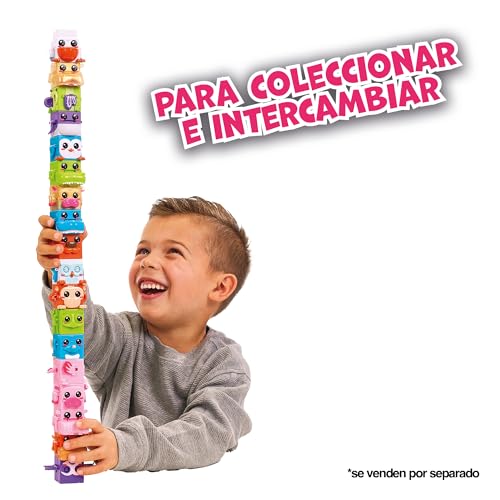 Simba - Bloxies - Animaux Colorés Carrés à Collectionner - Figurine Articulée - Dès 3 Ans - 105952625S24