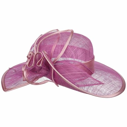 Lierys Mardenham Chapeau de Ceremonie Grand Bord Ruban Noeud Fabrique en Italie Femme Printemps Ete