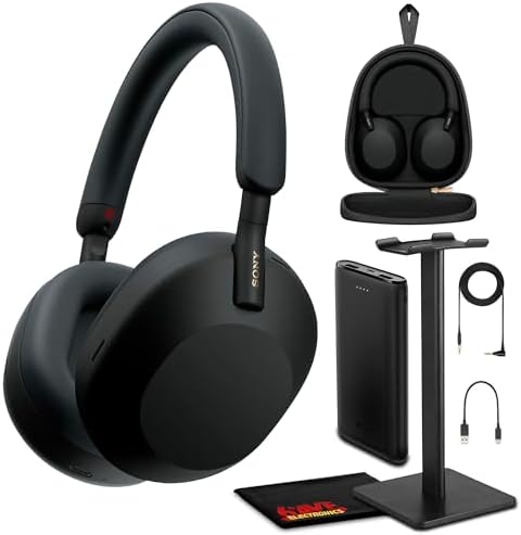 Sony WH-1000XM5 Best Auto Noise Canceling Wireless Over-Ear Headp...