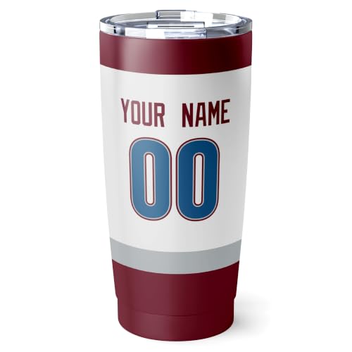 Image of ANTKING Colorado Tumbler 20oz Custom Name Number Travel Mug Gifts | Stainless Steel Insulated Coffee Cup for Men Women