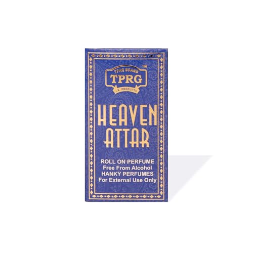 Image of Heaven Attar Roll On Perfume | Luxurious Unisex Fragrance Oil | Long-Lasting Scent | Perfect for Special Occasions | Elegant Glass Bottle | Alcohol-Free Formula (Pack of 6)