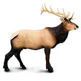 Safari Ltd. Elk Figurine – Realistic 8' Model Figure – Educational Toy for Boys, Girls & Kids Ages 3+