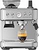 Espressomaschine mit Mahlwerk – 15 Bar, 1350W, PID-Temperaturkontrolle & Instant-Heizsystem, Edelstahl & verchromt, 2,3L Wassertank, Milchschaumdüse, für aromatischen Kaffee wie vom Barista
